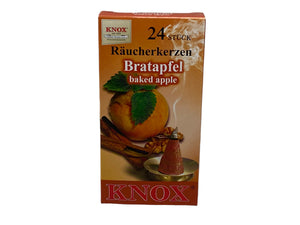 Räucherkerzen KNOX - Bratapfelduft