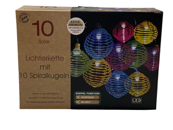 LED-Solarkugel Lichterkette