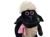 Kuschel Schaf mit Schal (schwarz)